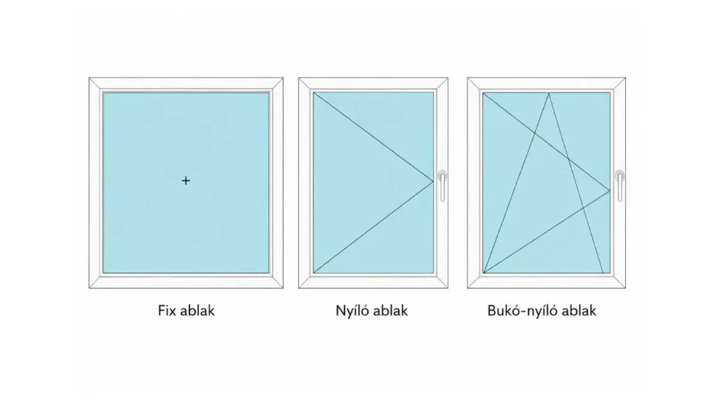 Ablak nyitásmódok
